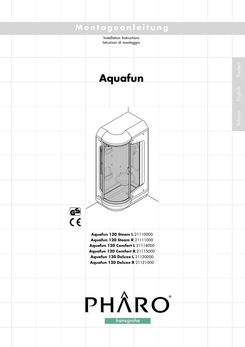Hans Grohe PHARO Aquafun Series installation instructions