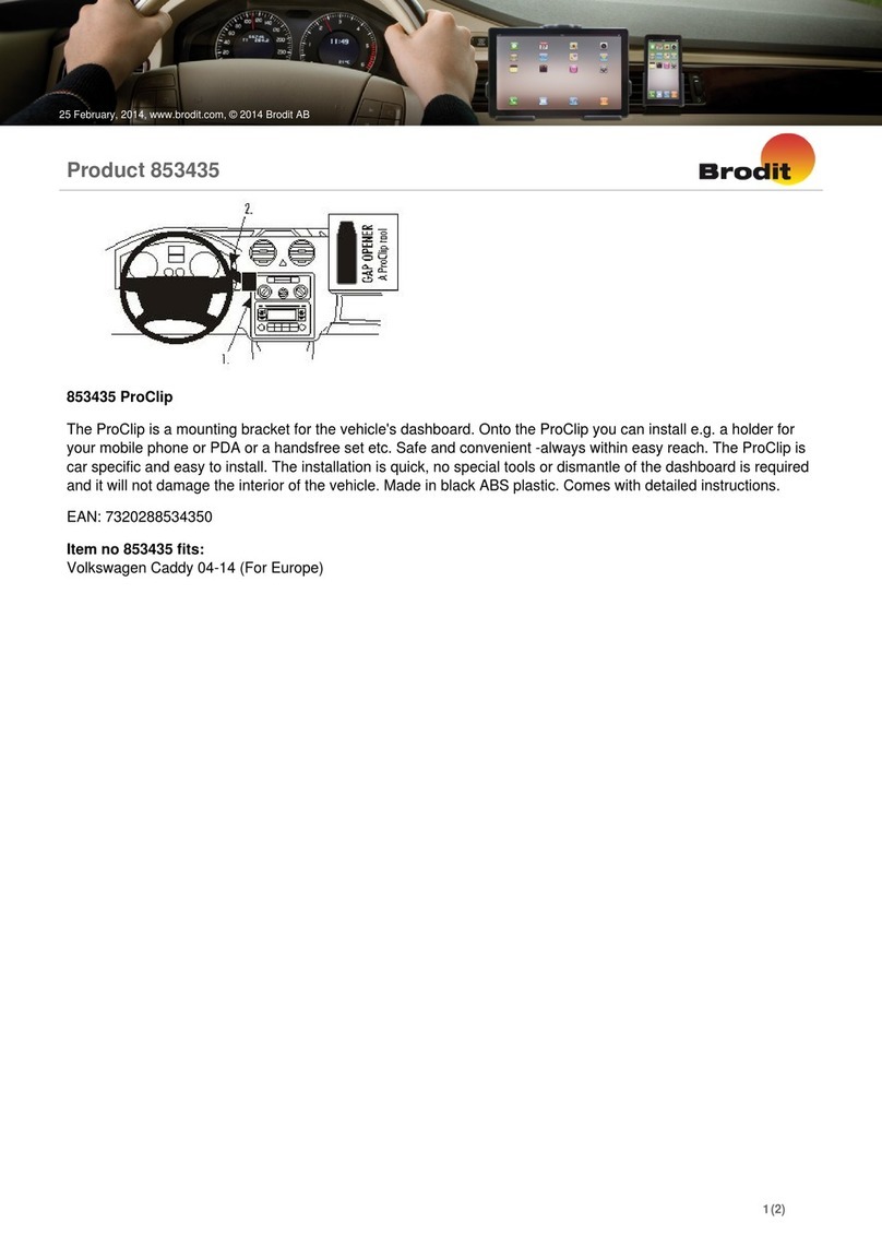 Brodit ProClip 853435 installation instructions