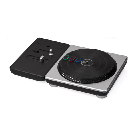 Activision DJ Hero Turntable Controller for Xbox 360 quick start guide