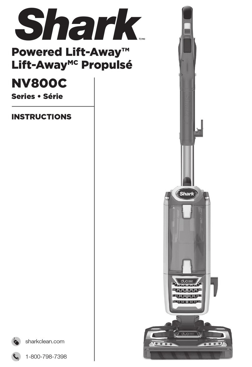 Shark Lift-Away NV800C Series User manual