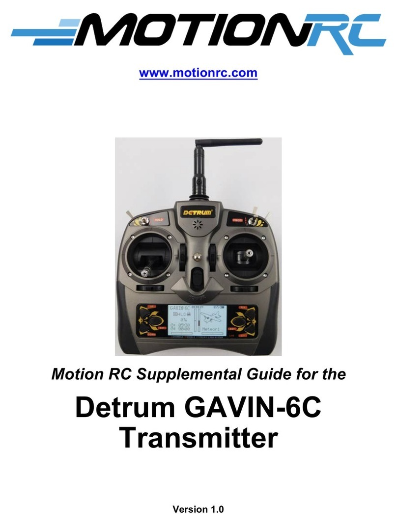 MotionRC Detrum GAVIN-6C Supplemental guide