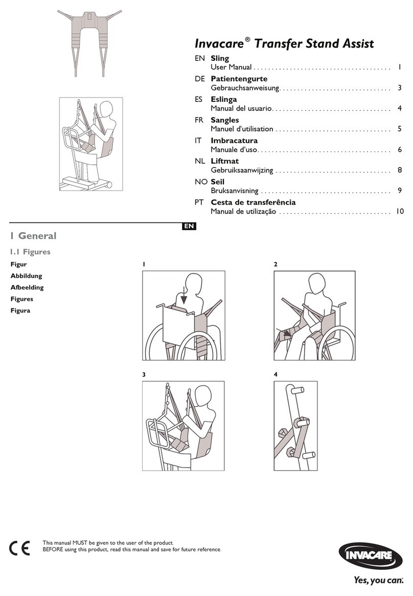 Invacare Transfer Stand Assist user manual