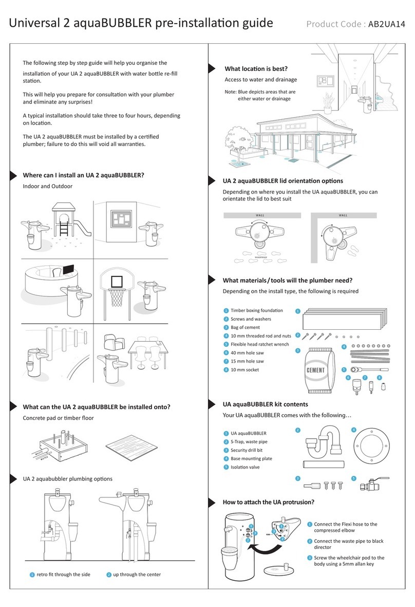 aquaBUBBLER Universal 2 Pre-installation guide