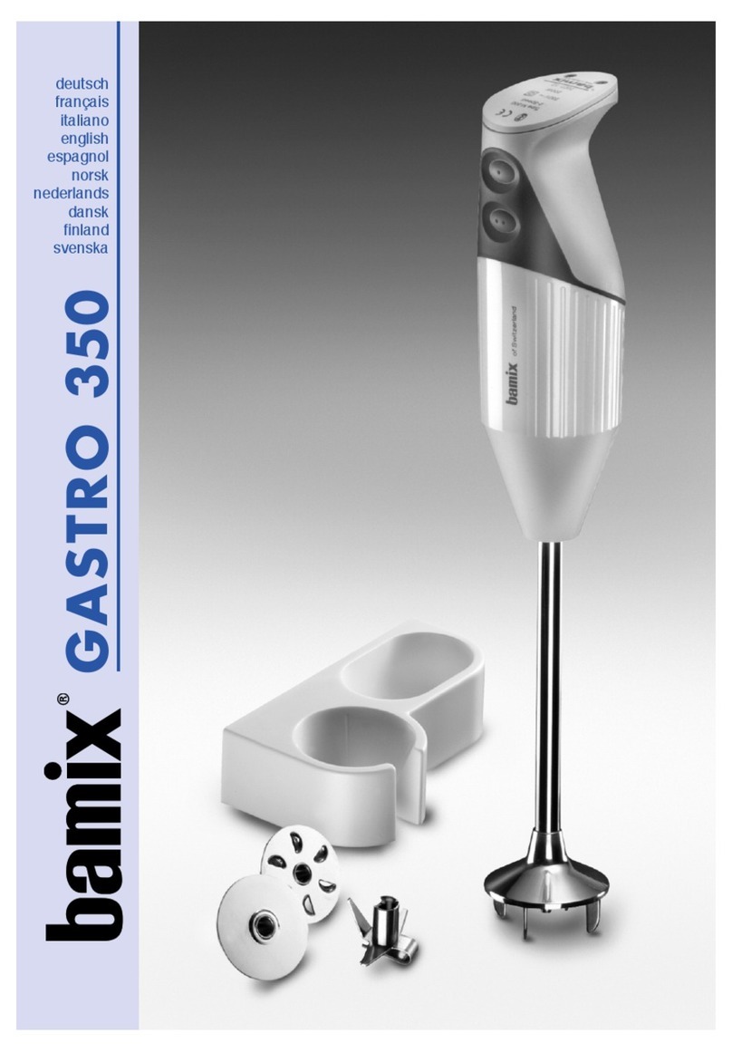 Bamix GASTRO 350 User manual