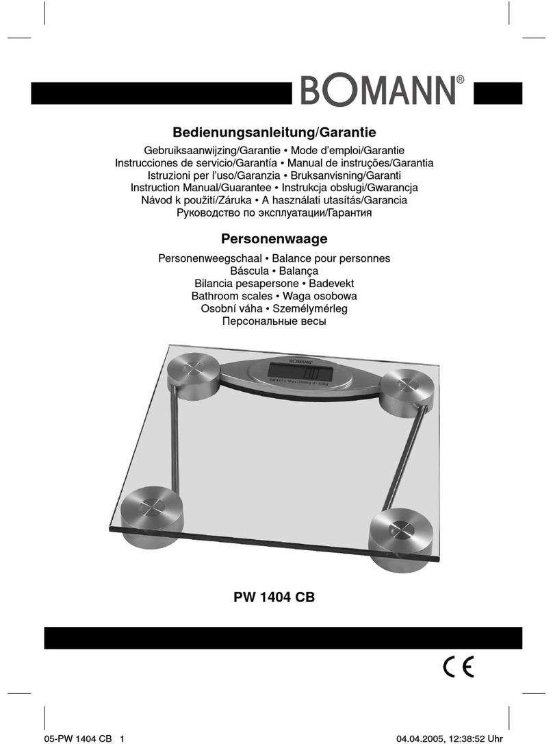 BOMANN PW 1404 CB Instruction manual & guarantee