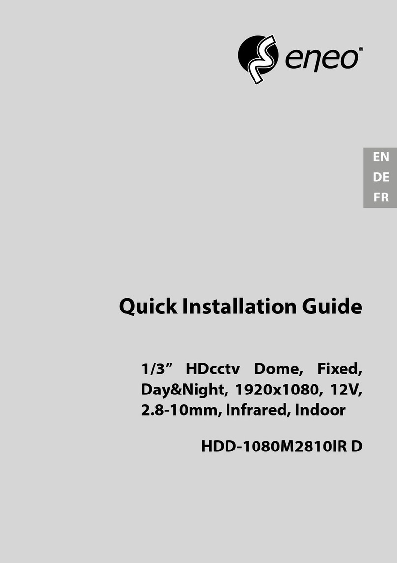 Eneo HDD-1080M2810IR D User manual