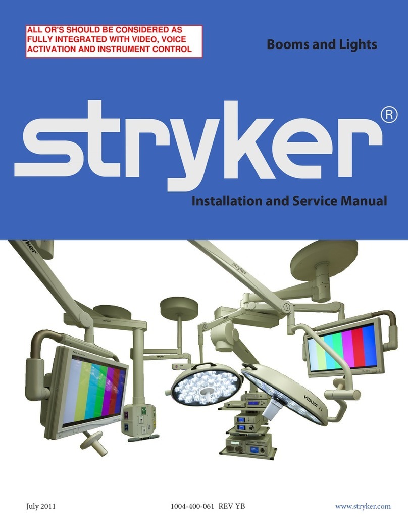 Stryker Visum 450 Installation and service manual Stryker Visum 450 Installation and service manual