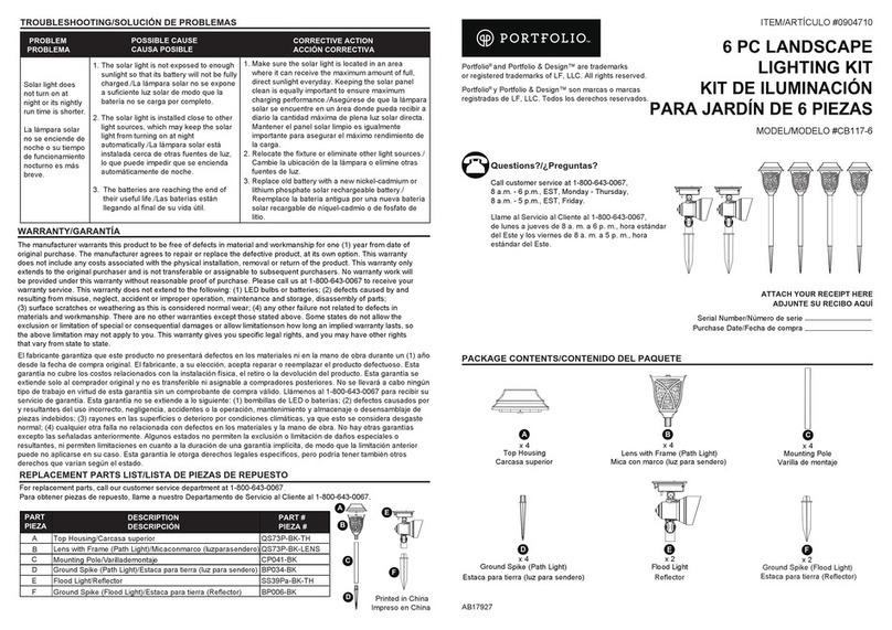 Portfolio CB117-6 manual