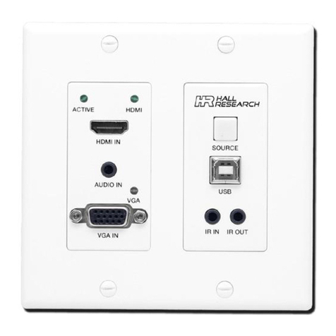 Hall Research Technologies UHB-SW2 User manual