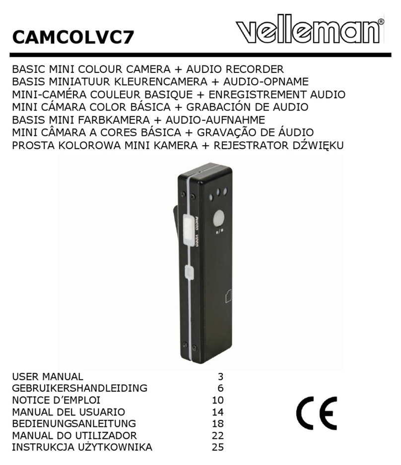 Velleman CAMCOLVC7 User manual Velleman CAMCOLVC7 User manual