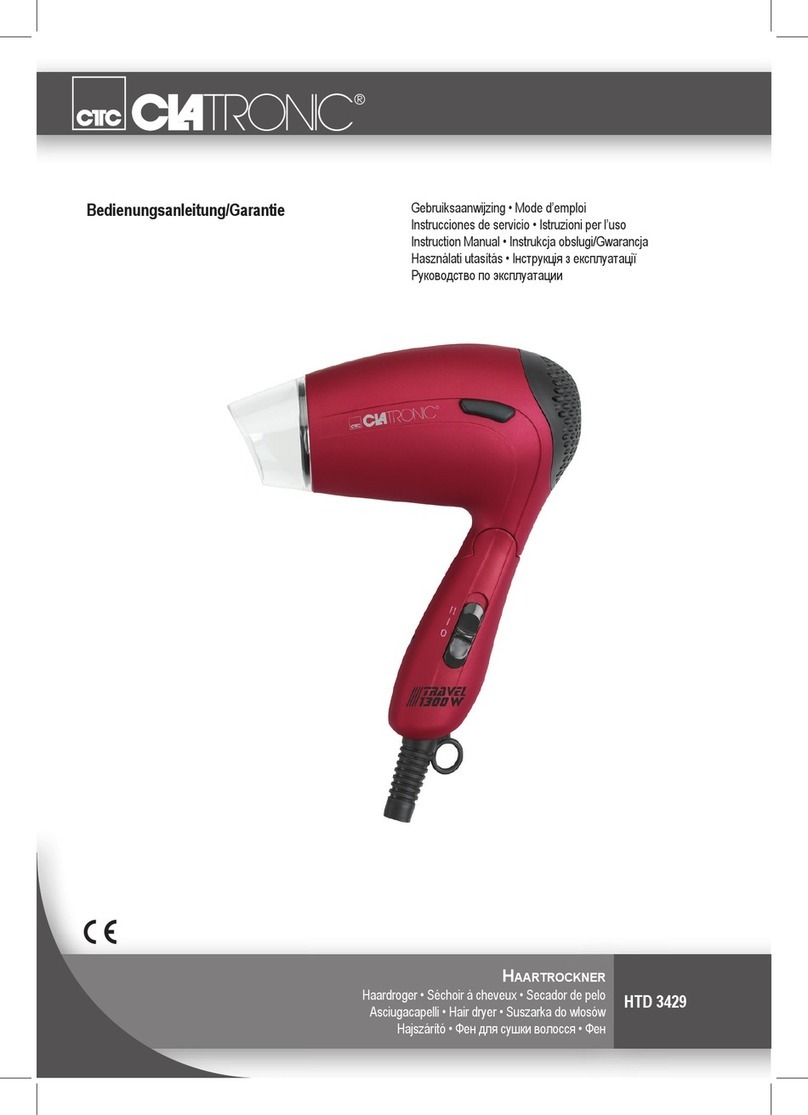 Clatronic HTD 3429 instruction manual
