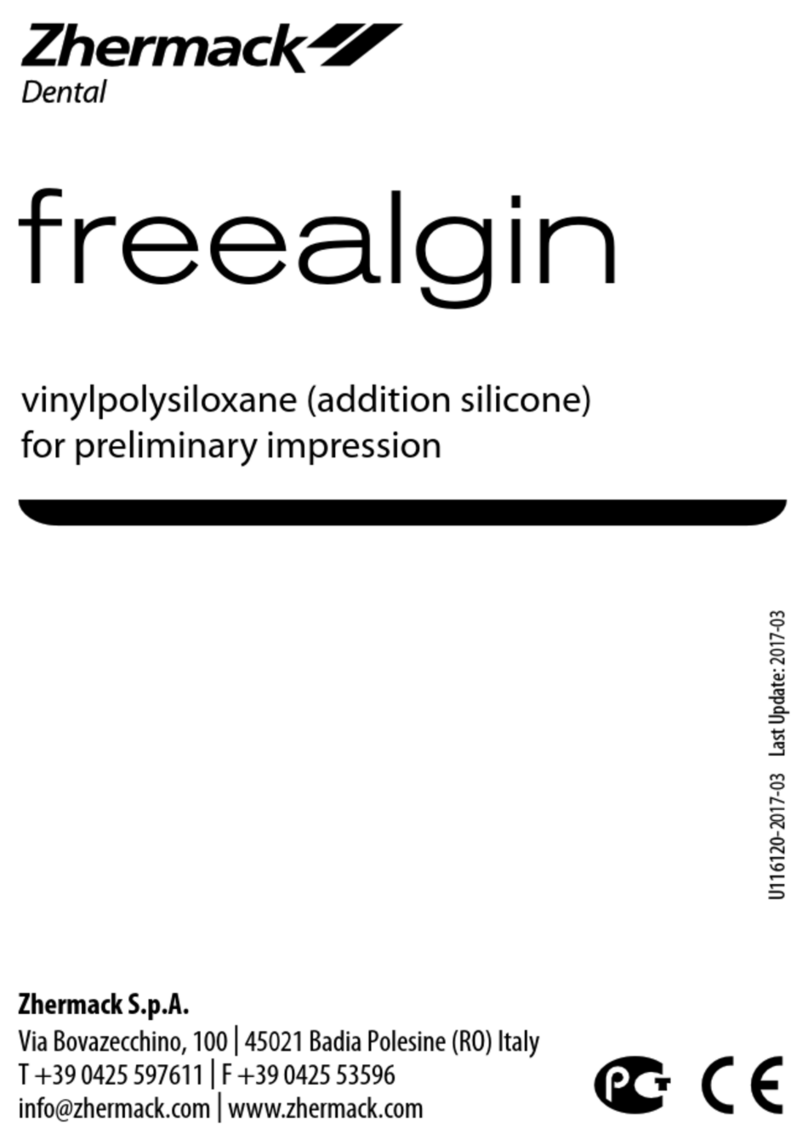 Zhermack freealgin manual Zhermack freealgin manual