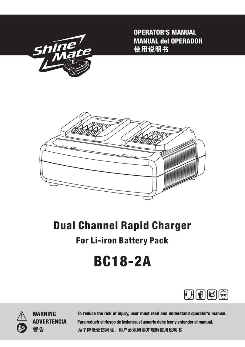 Shinemate BC18-2A Operator's manual