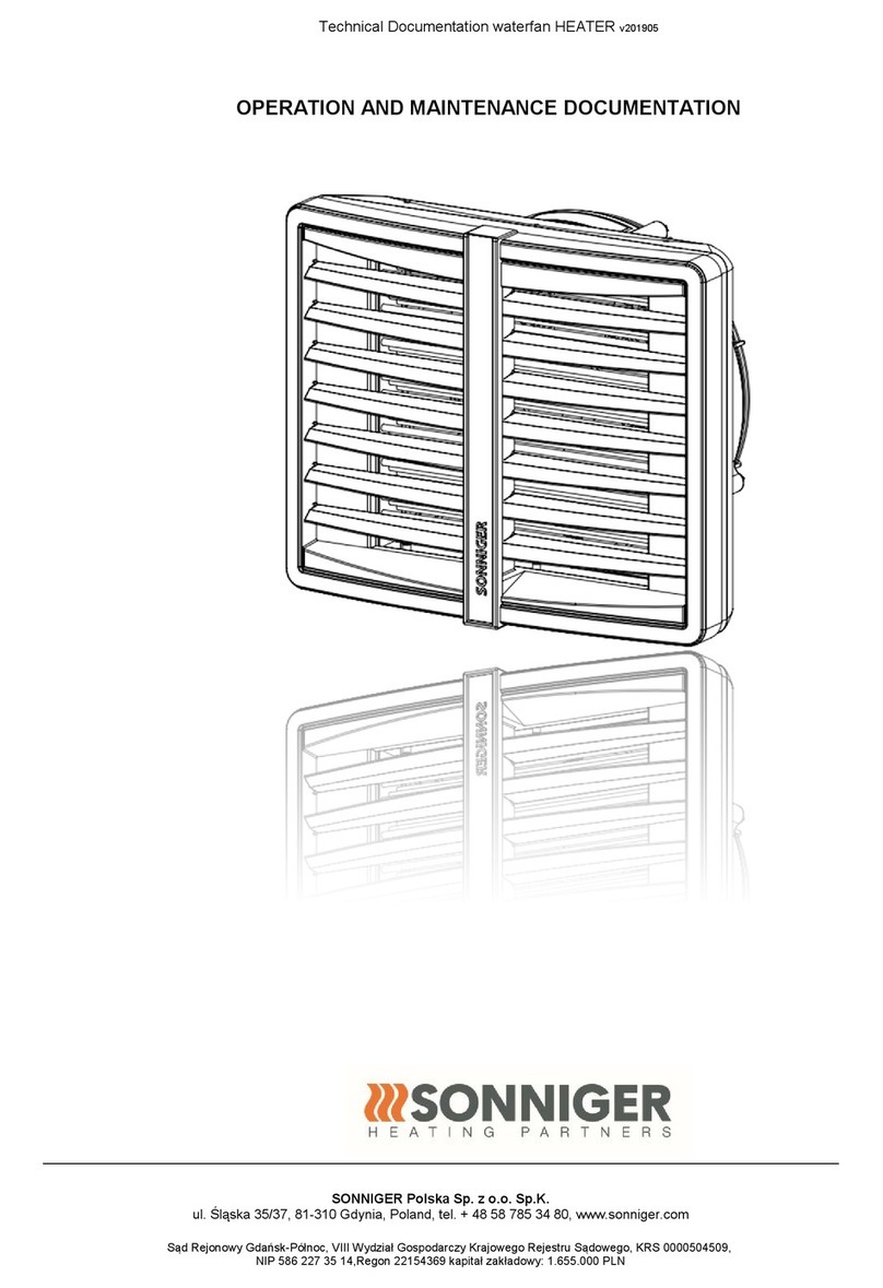 Sonniger HEATER ONE Installation guide