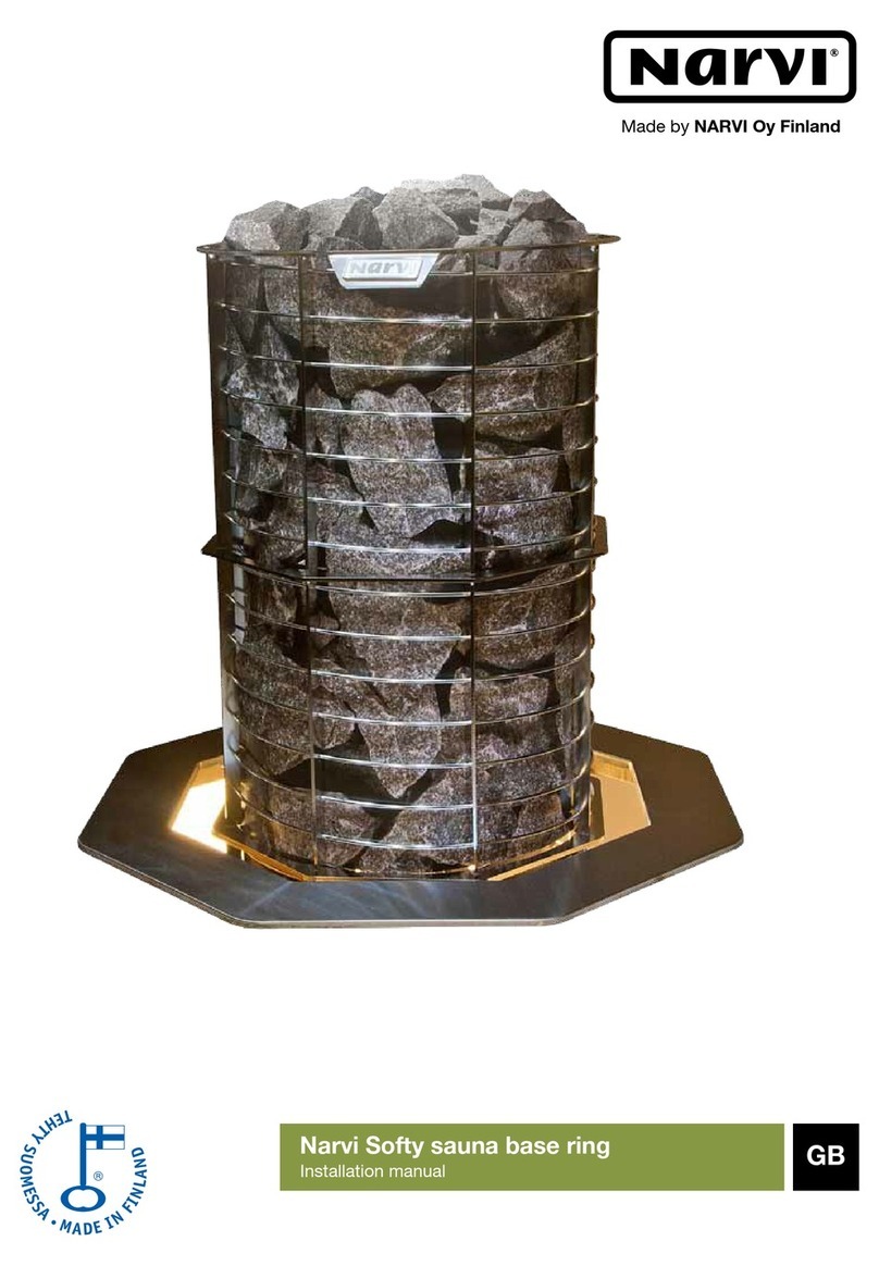 NARVI Softy sauna base ring User manual