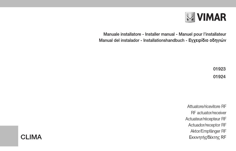 Vimar Clima 01923 User guide