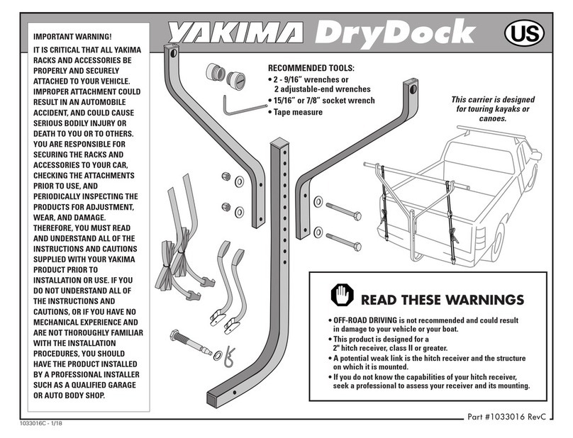 Yakima DryDock User manual