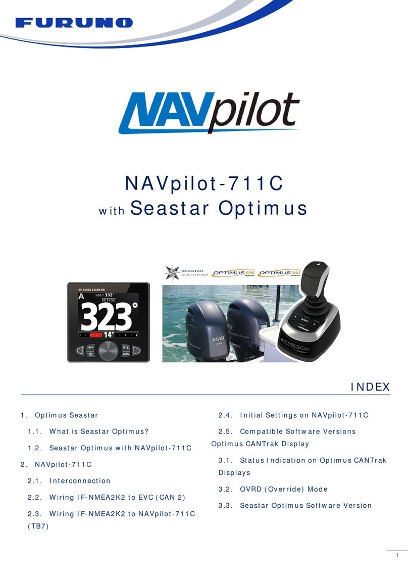 Furuno NAVpilot-711C User manual