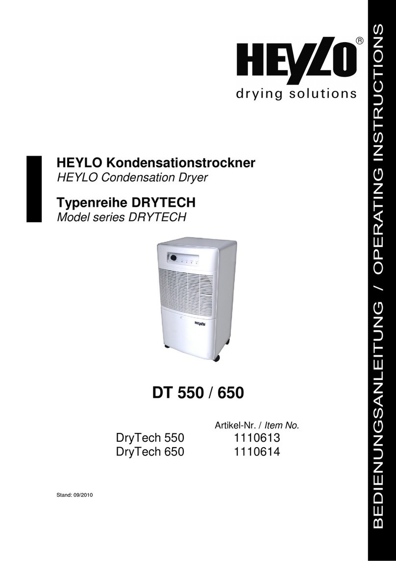 Heylo DRYTECH Series operating instructions