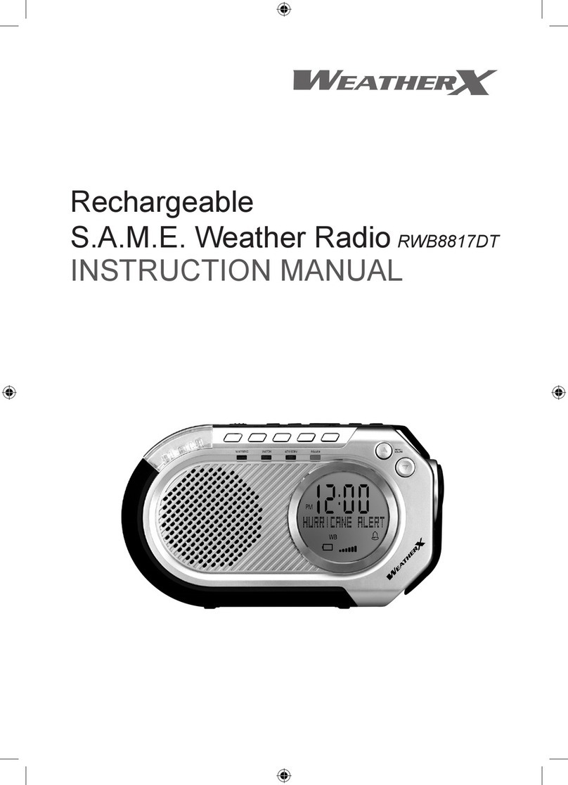 Weather X RWB8817DT User manual