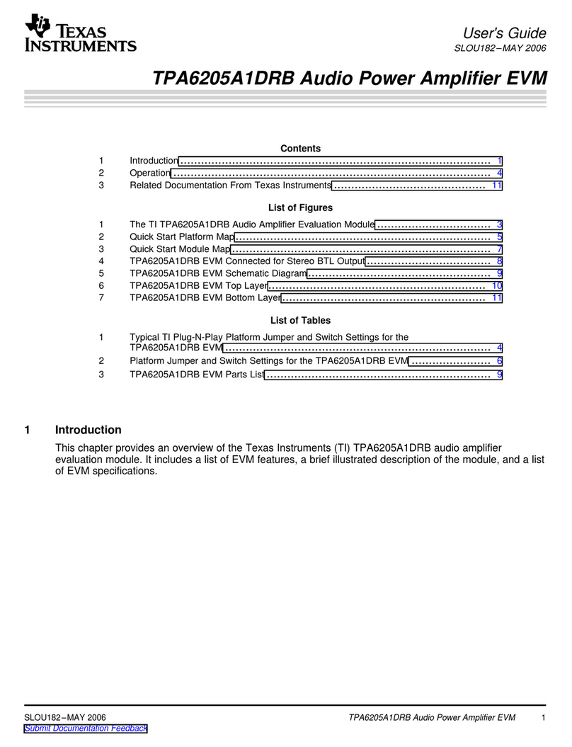 Texas Instruments TPA6205A1DRB User manual