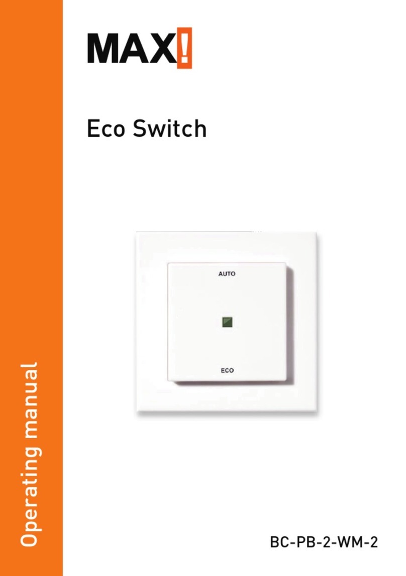 Max BC-PB-2-WM-2 operating manual