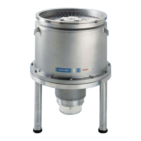Varian Turbo-V 6000 User manual