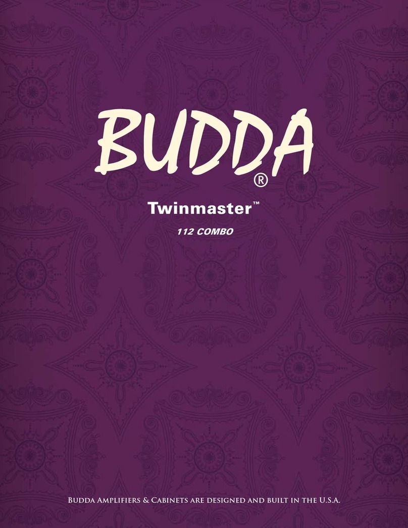 Budda Twinmaster 112 COMBO manual