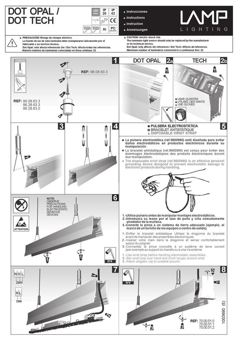 LAMP Lighting DOT OPAL instructions
