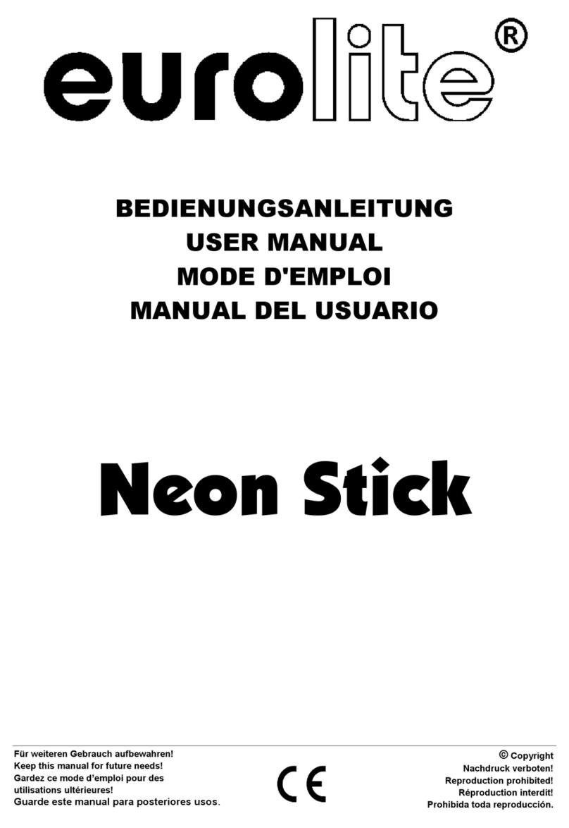 EuroLite Outdoor Neon Stick user manual