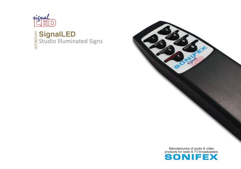 Sonifex SignalLED Series Handbook
