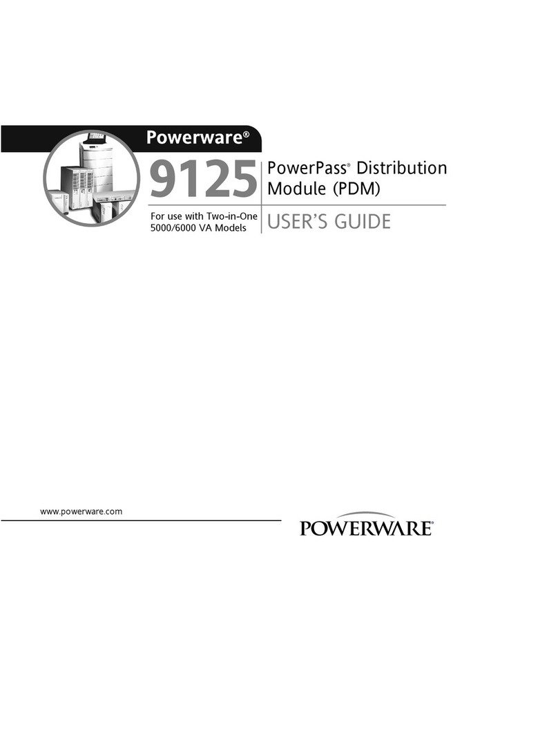 Powerware 9125 PowerPass user guide