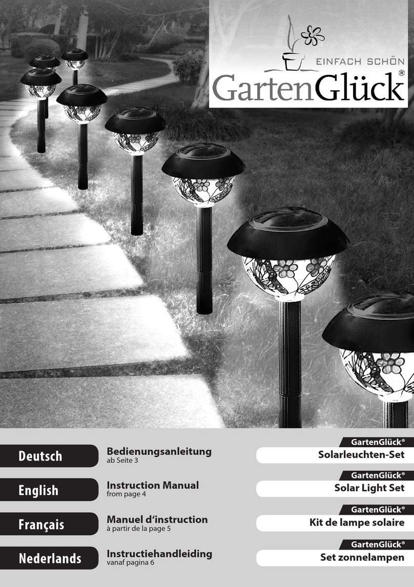 GartenGluck Tiffany Series instruction manual
