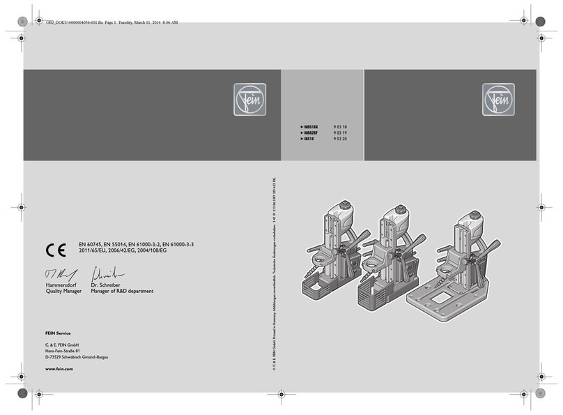 Fein MBS16X User manual