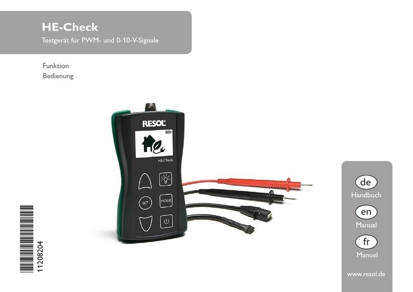 Resol HE-Check manual