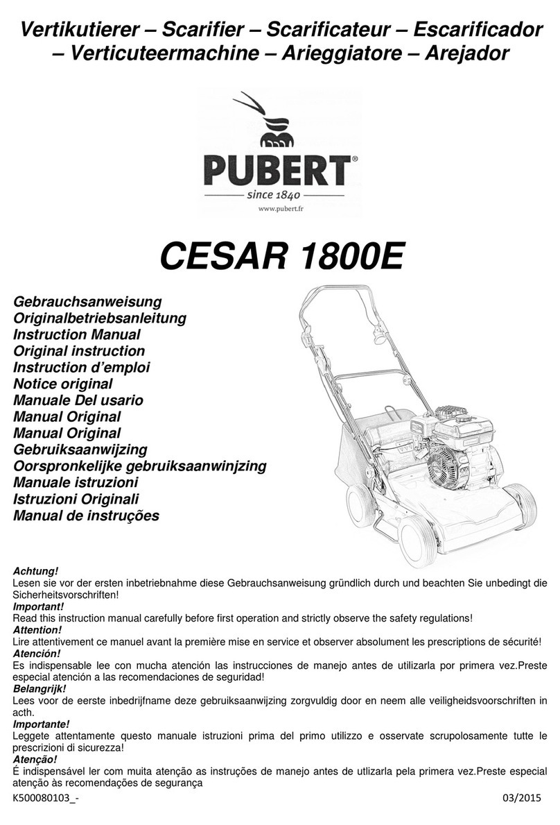 Pubert CESAR 1800E instruction manual