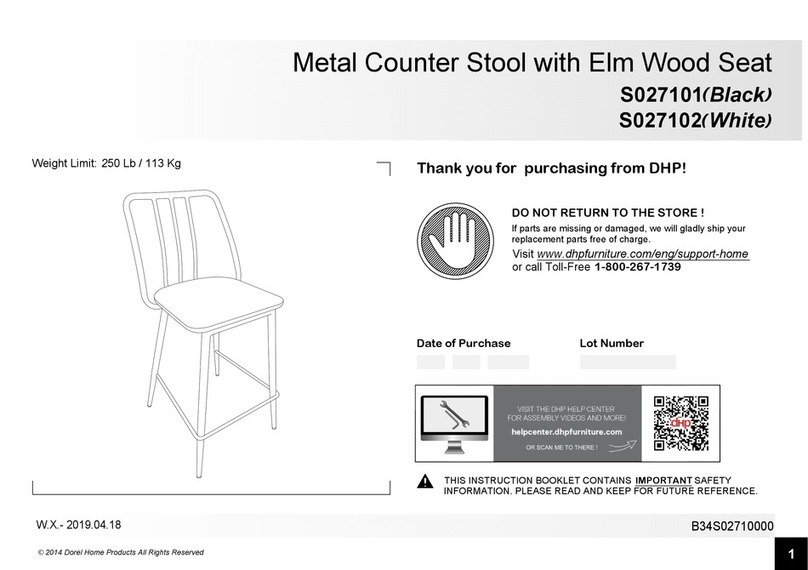 Dorel Home Products S027101 manual