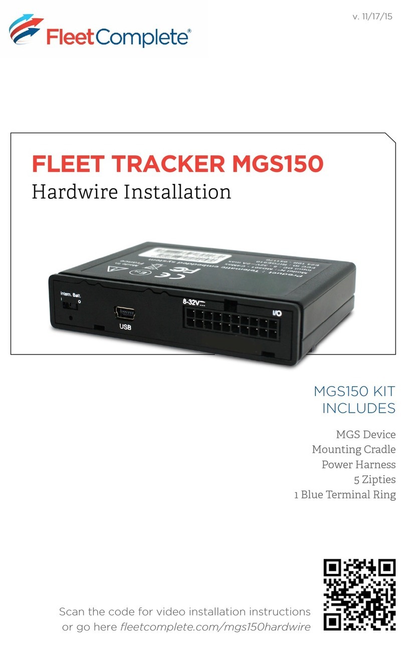 Fleet Complete MGS150 Hardwire Installation