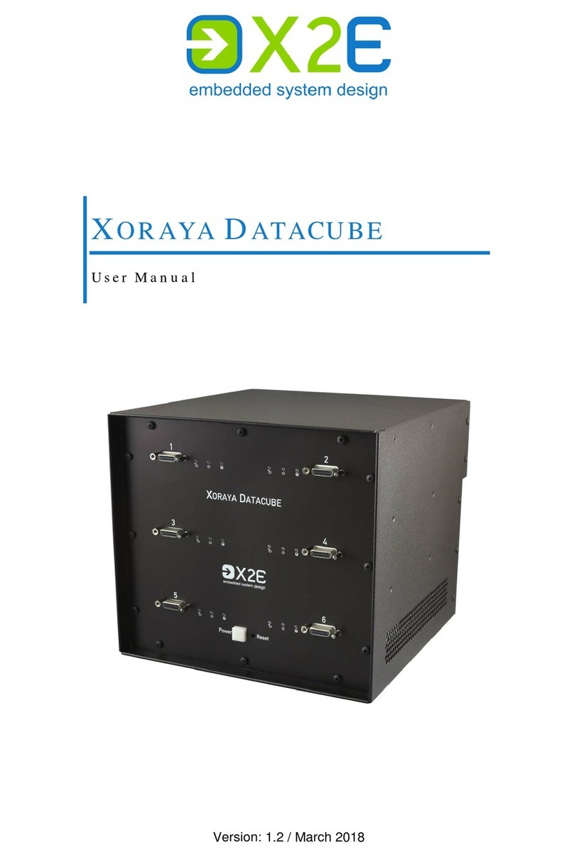X2E XORAYA DATACUBE user manual
