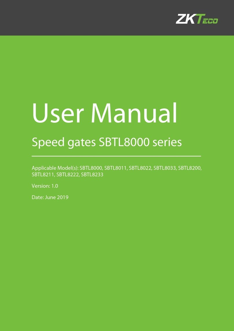 ZKTeco SBTL8000 Series user manual