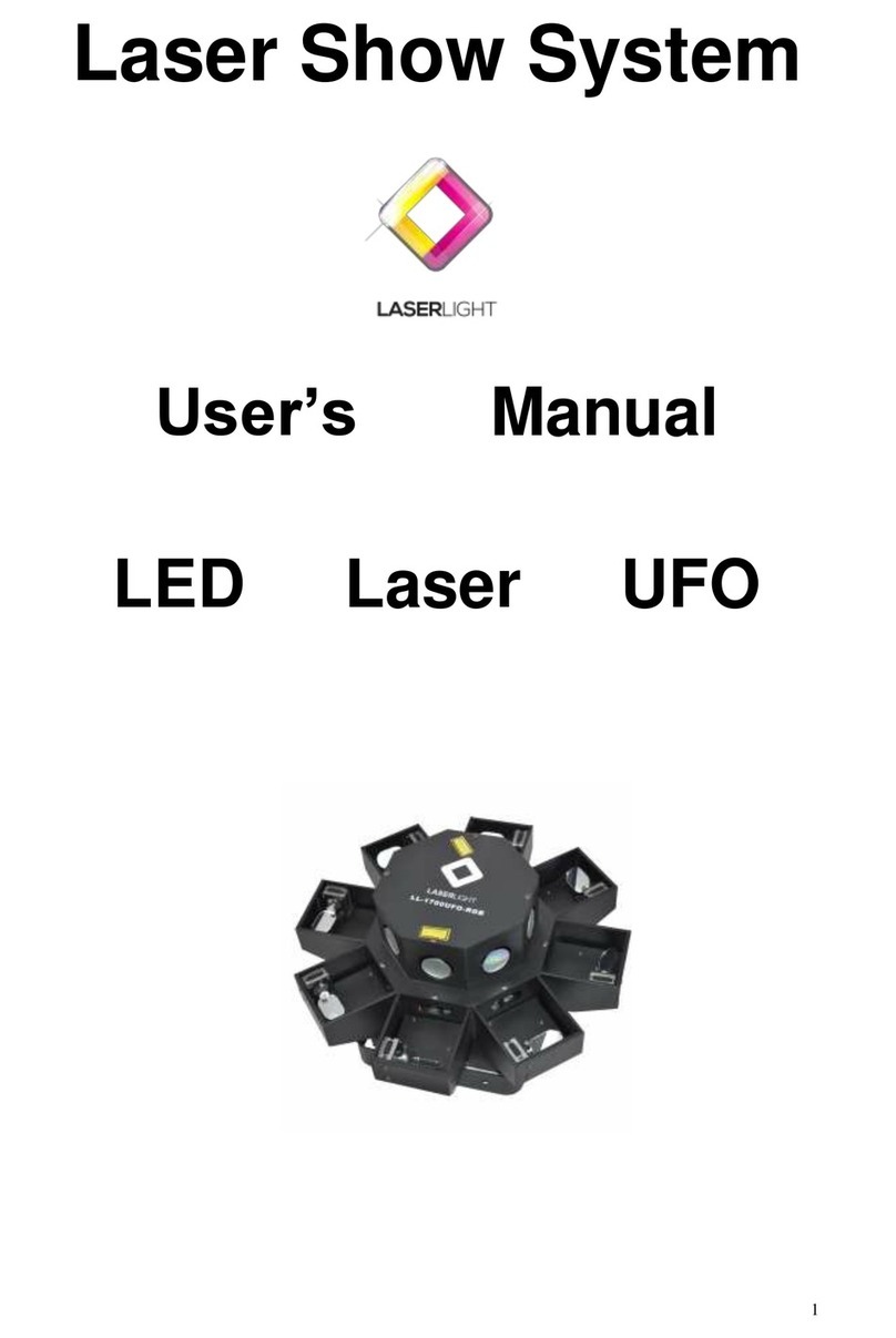 LaserLight LED Laser UFO user manual