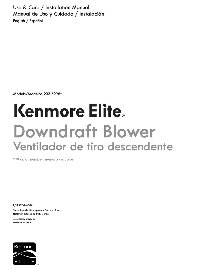 Kenmore 233.5996 Series User manual