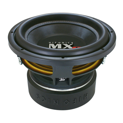 Hifonics MAXXIMUS Series installation guide