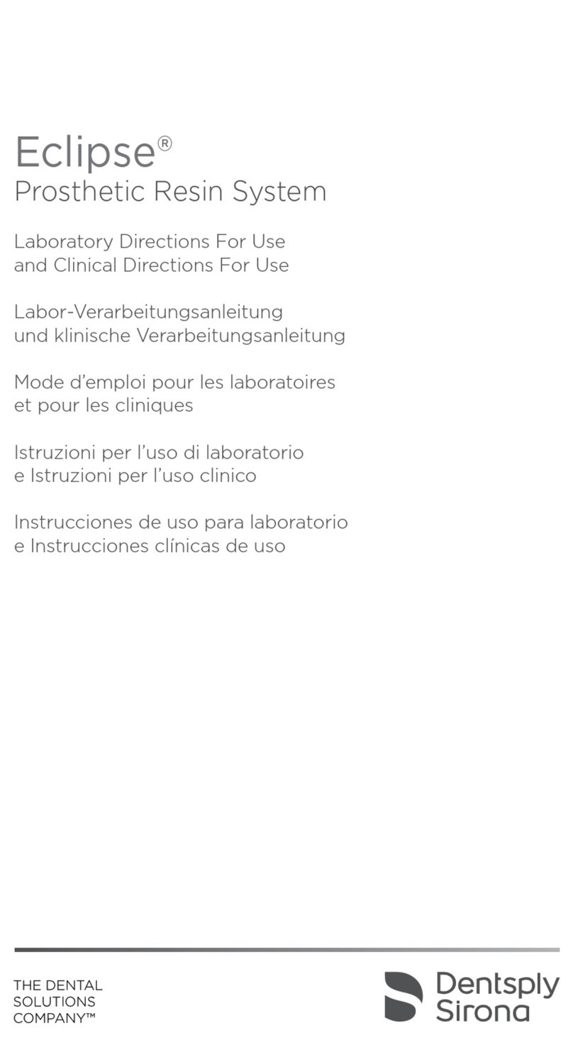 Dentsply Sirona Eclipse Laboratory Directions For Use and Clinical Directions For Use