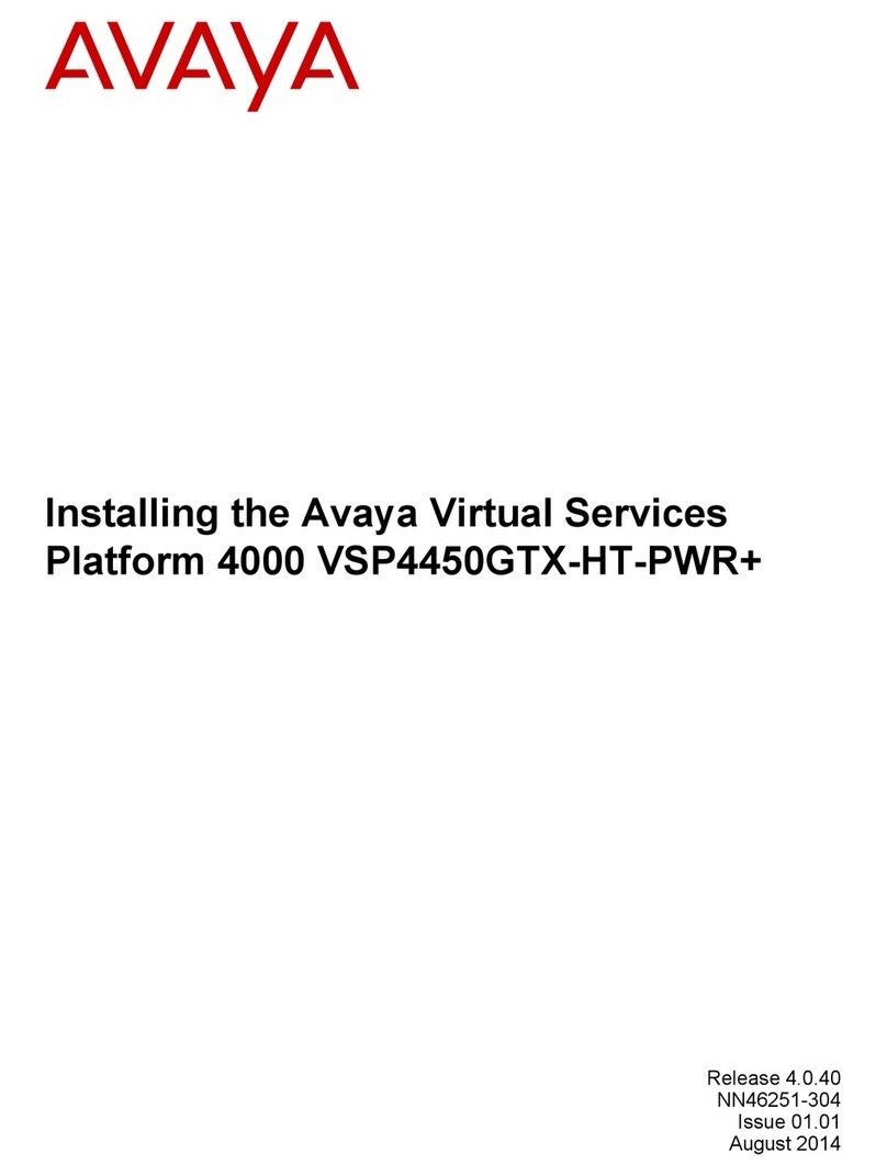 Avaya 4000 Series Installing