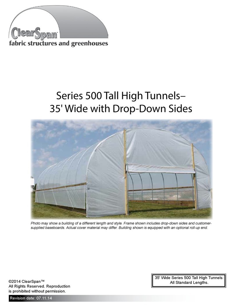 ClearSpan 500 Series instructions