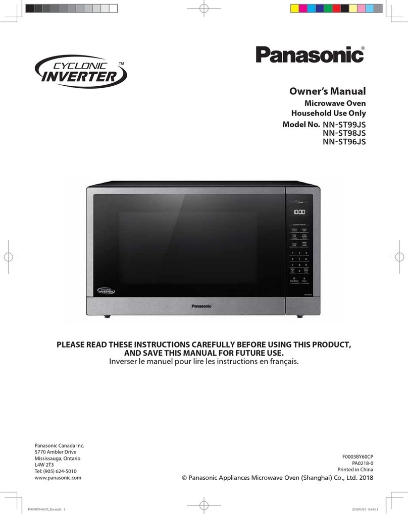 Panasonic NN-ST99JS owner's manual