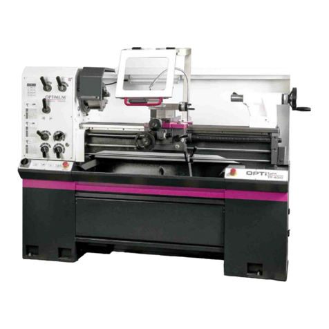 Optimum OPTiturn TM 4010 operating manual