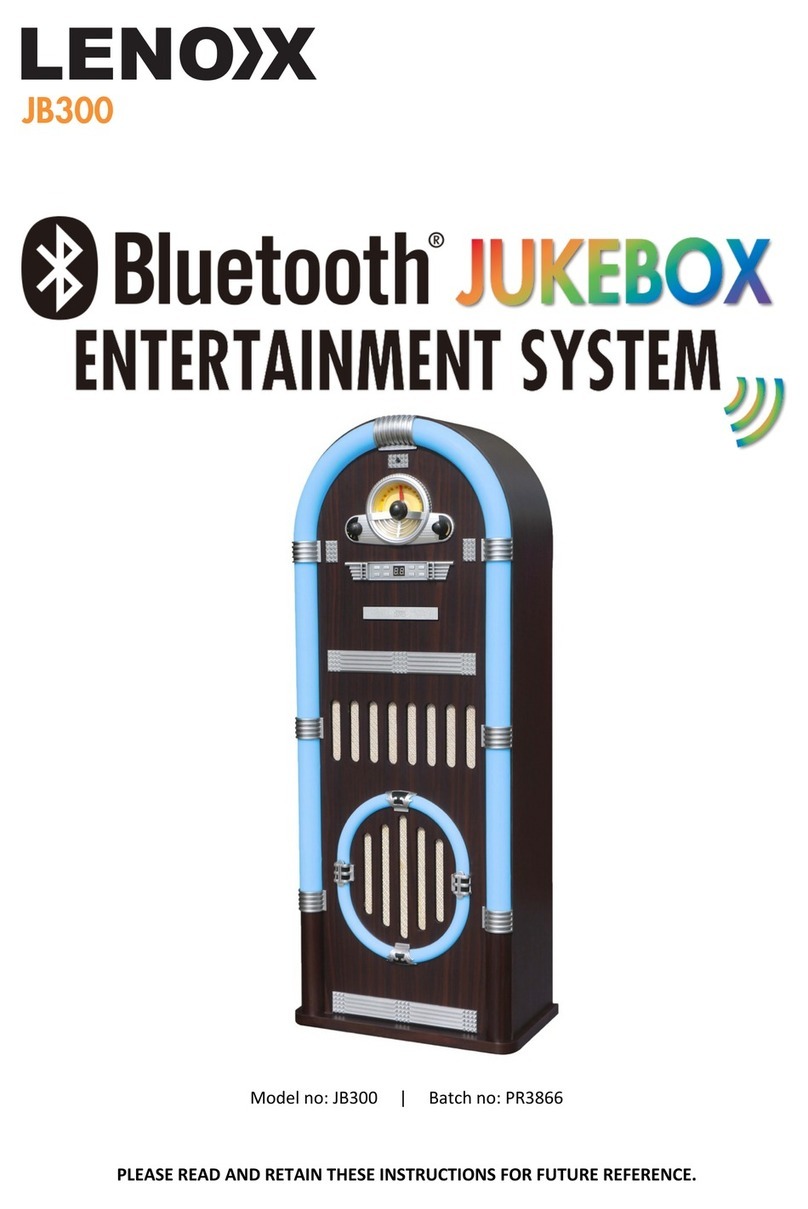 Lenoxx JB300 instruction manual
