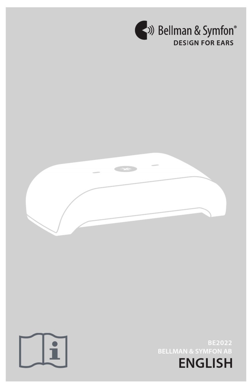 Bellman & Symfon Maxi Pro TV Streamer BE2022 User manual